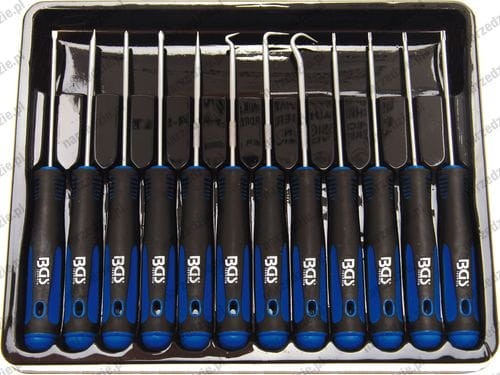B.8833 Haki i wkrętaki precyzyjne, 12 szt.