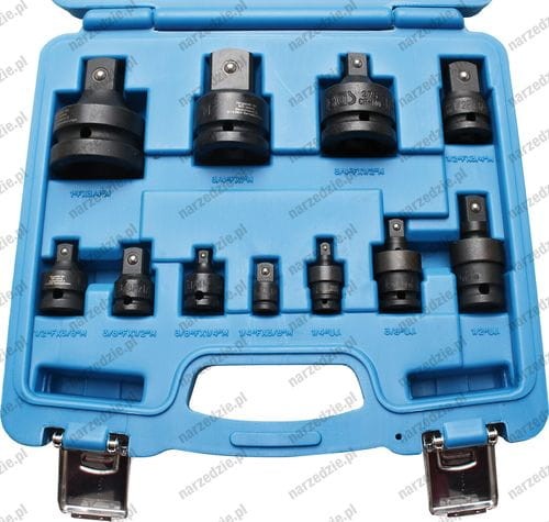 B.25140 Adaptery udarowe 1/4"-1" 11 cz.