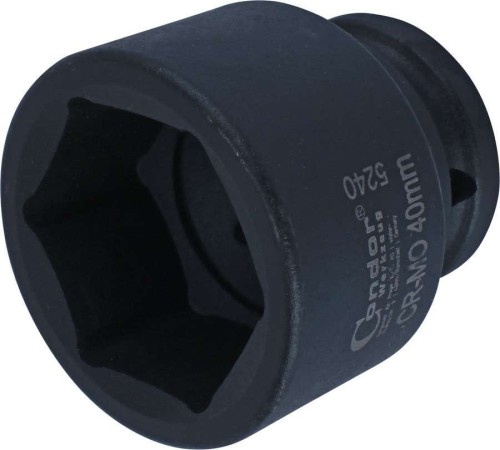 Nasadka udarowa 3/4", 40 mm, 6-kątna