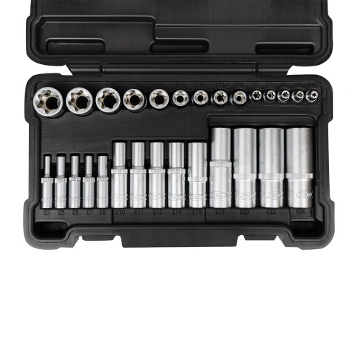 Nasadki Torx E4-E24, 28 szt.