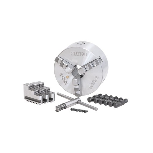 Precyzyjny Samocentrujący Uchwyt Krzywkowy 3+3 Szczęki M078A/200/D1-4