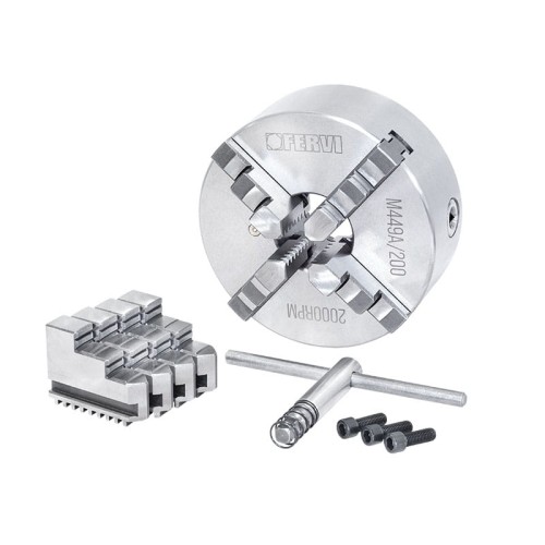 Precyzyjny Uchwyt Samocentrujący 4+4 Szczęki M449A/200