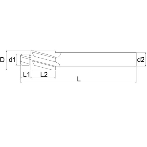 Wiertło pogłębiające pod śruby z łbem walcowym L018/08