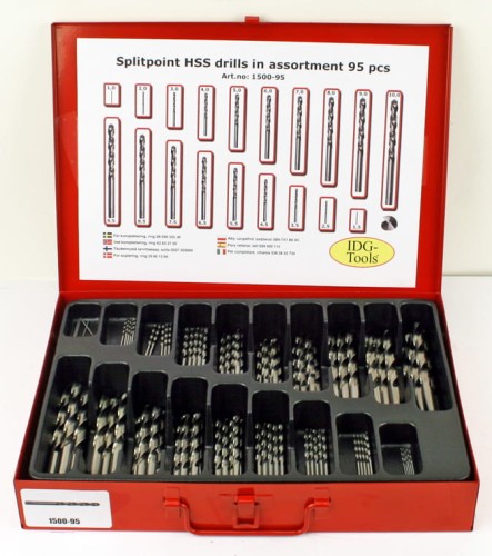 WIERTŁA HSS TriAngle	1–10 mm  190 szt