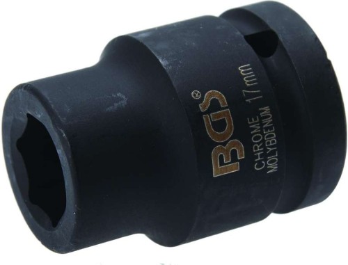 Nasadka udarowa 3/4", 17 mm, 6-kątna