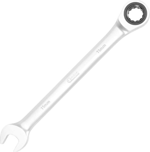 Klucz oczk. płaski 11 mm z grzechotką