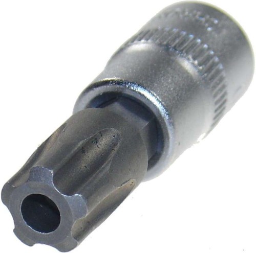 Nasadka trzpieniowa 1/4", Torx Plus 5-kątny z otworem TS50 x 38 mm