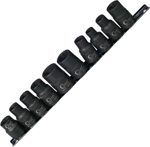 Nasadki samochodowe, 3,5,6,10-kątne, 10 szt.