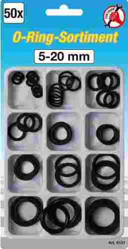 Oringi 5-20 mm, 50 szt.