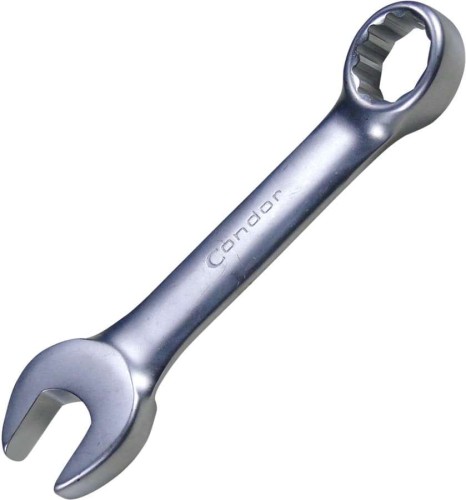 Klucz płasko oczkowy krótki 17 mm, chrom