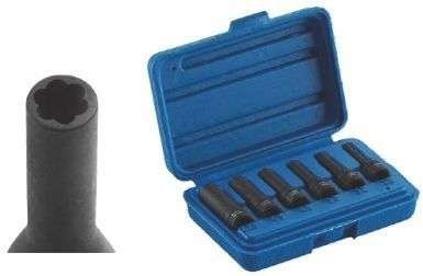 Nasadki do wykręcania złamanych świec żarowych