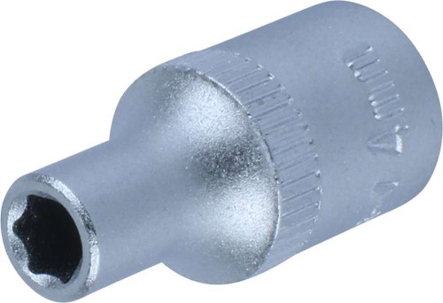 Nasadka 1/4"  4 mm, 6-kątna,