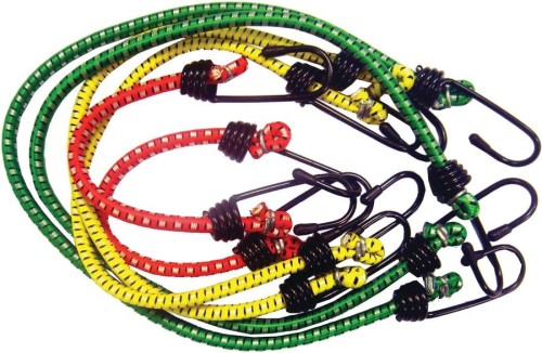 Napinacze gumowe do bagażu, 6 szt.