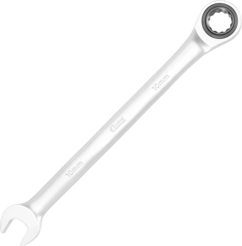 Klucz oczk. płaski 10 mm z grzechotką