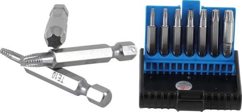 Wykrętaki trzpieniowe Torx T10-T40, 7 szt.