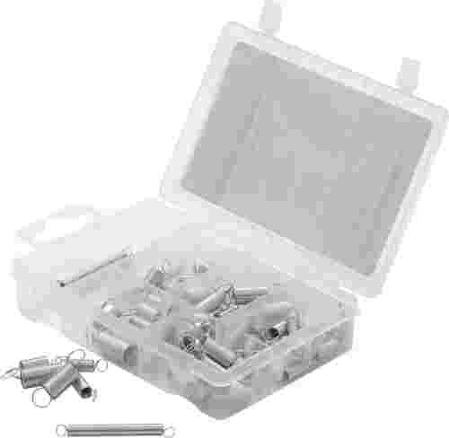 Sprężynki rozciągane, 65 szt.