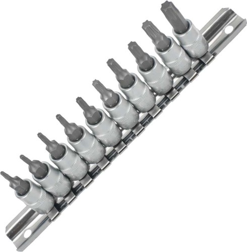 Nasadki Torx T 7-T40, 10 szt.