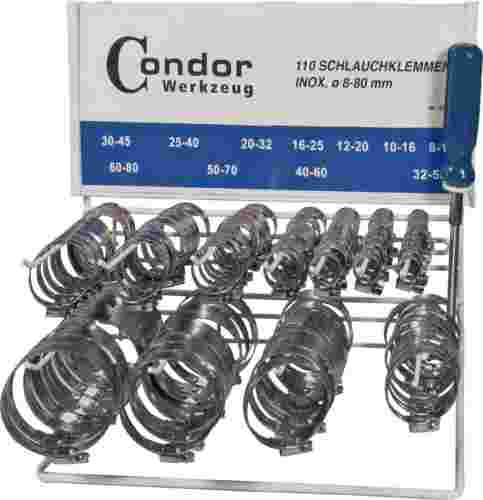 Opaski zaciskowe 8-80 mm, 110 szt.