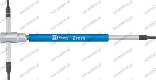 C.2018-02 Klucz typu T, 125x65 mm, imbus 2 mm
