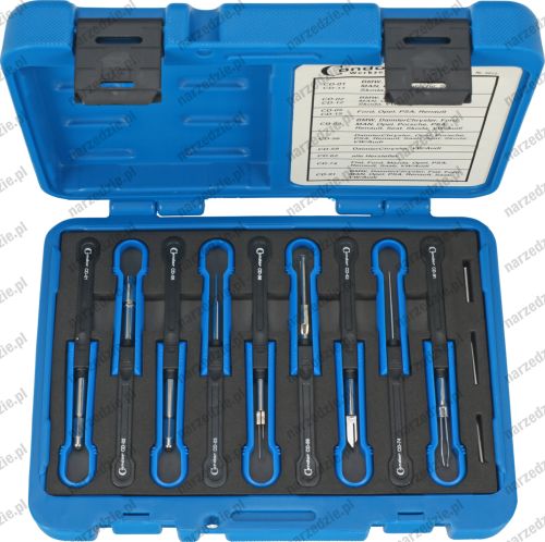 C.5012 Przyrządy do konektorów, 12 szt. uniwersalne