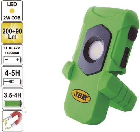 Latarka COB, LED, 180 lm, aku