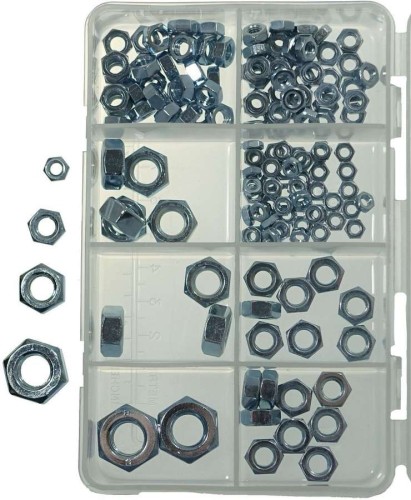 Nakrętki M3-M10, 150 szt.