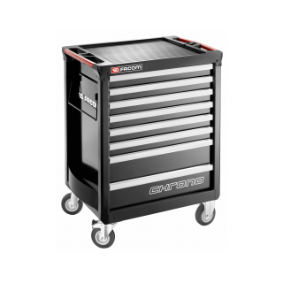 WÓZEK CHRONO 8 SZUFLAD, czarny