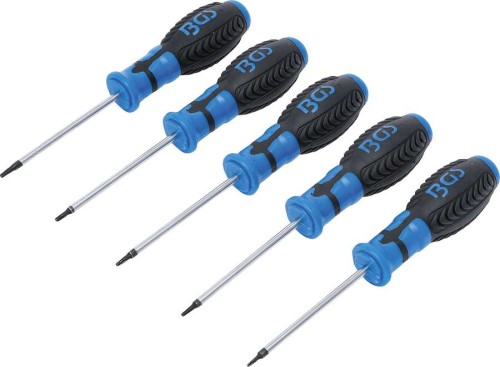 Wkrętaki Torx T6-T10 z otworem,  5 szt.