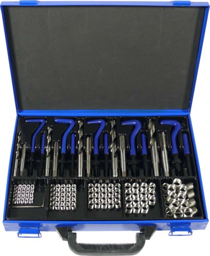 Zestaw do gwintów M6-M14, 130 cz.
