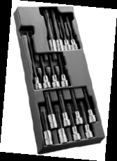 MODUŁ Z 16 NASADKAMI TRZPENIOWYMI 1/2”