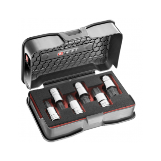 ZESTAW 6-ELEMENTOWY NASADEK METRYCZNYCH 6-KĄTNYCH GŁĘBOKICH OGV GRIP 1/2” 10–19MM
