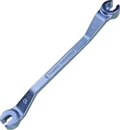 Klucz oczkowy otwarty odgięty 10x12 mm
