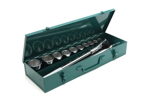 Zestaw kluczy nasadowych  3/4" mm, 15 szt