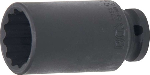 Nasadka udarowa 1/2", 28 mm, 12-kątna, długa
