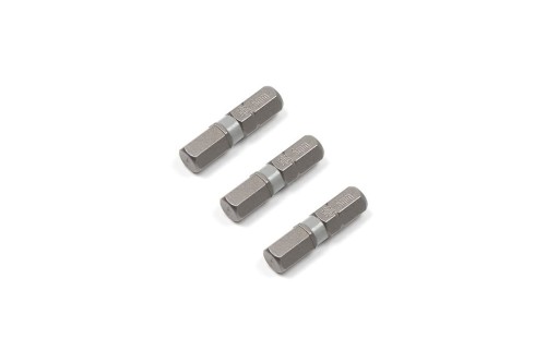 Bity 25mm hex 4 3szt