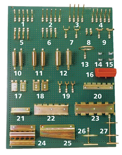 Zestaw uchwytów haczykowych 32 mm 2szt