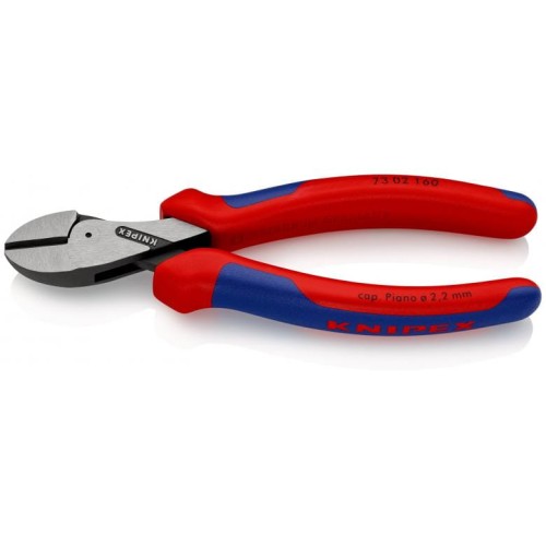 KNIPEX X-Cut®, kompaktowe szczypce do cięcia bocznego, wysokie przełożenie dźwigni