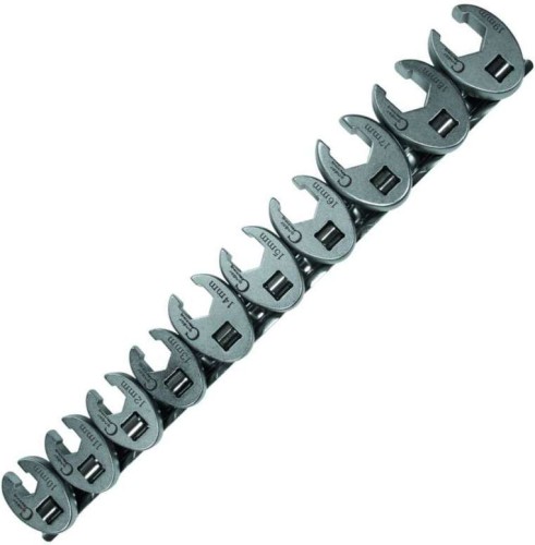 Nasadki odgięte  3/8", 10-19 mm, 10 szt.