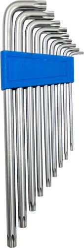 Klucze Torx T10-T50 bardzo długie, 9 szt.