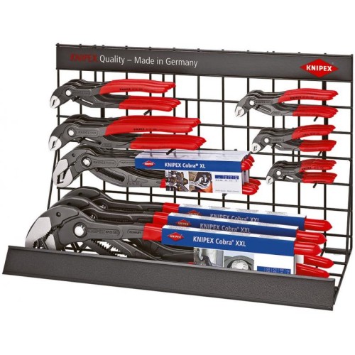 Asortyment KNIPEX Cobra® na ekspozycjach handlowych