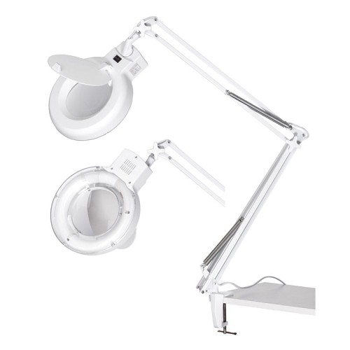 Lampa z lupą o niskim zużyciu energetycznym