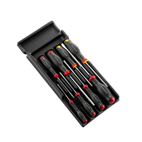 Moduł 8 wkrętaków Protwist® do śrub z rowkiem i śrub krzyżakowych Phillips, 3 - 8 mm i PH1 - PH2
