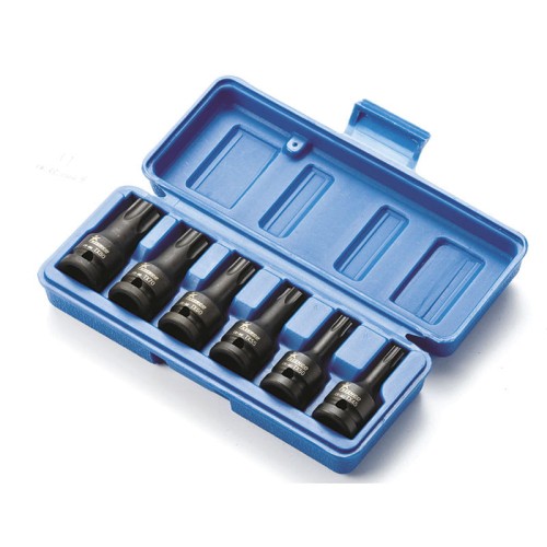 Zestaw nasadek TORX udarowe ½” - zestaw 6szt.