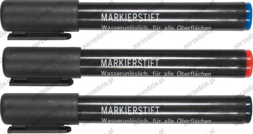 Markery permanentne, 3 szt.