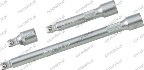 Przedłużki z kulką 1/2", 3 szt., 50-250 mm