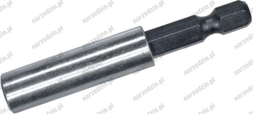 Uchwyt do bitów 1/4" z magnesem, 60 mm