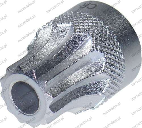 Nasadka trzpieniowa 1/2", wielowpust z otworem M16 x 30 mm