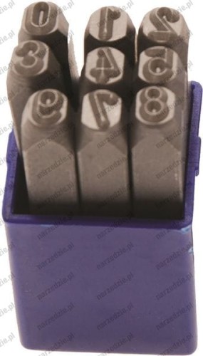 Numeratory - cyfry - wysokość 3 mm
