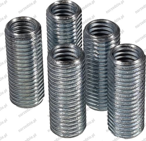 Tulejki gwintowane M 6x1.0, 5 szt.