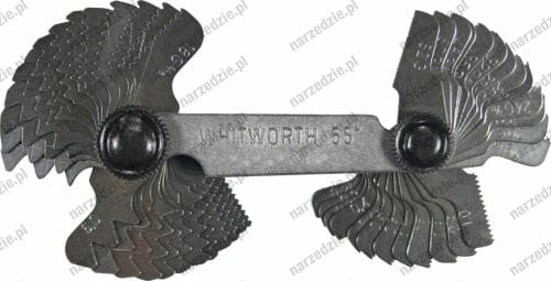 C.185 Szablon do gwintów 52 wzorce metryczne i calowe
